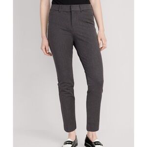 Old Navy Gray High-rise Pixie Ankle Pant